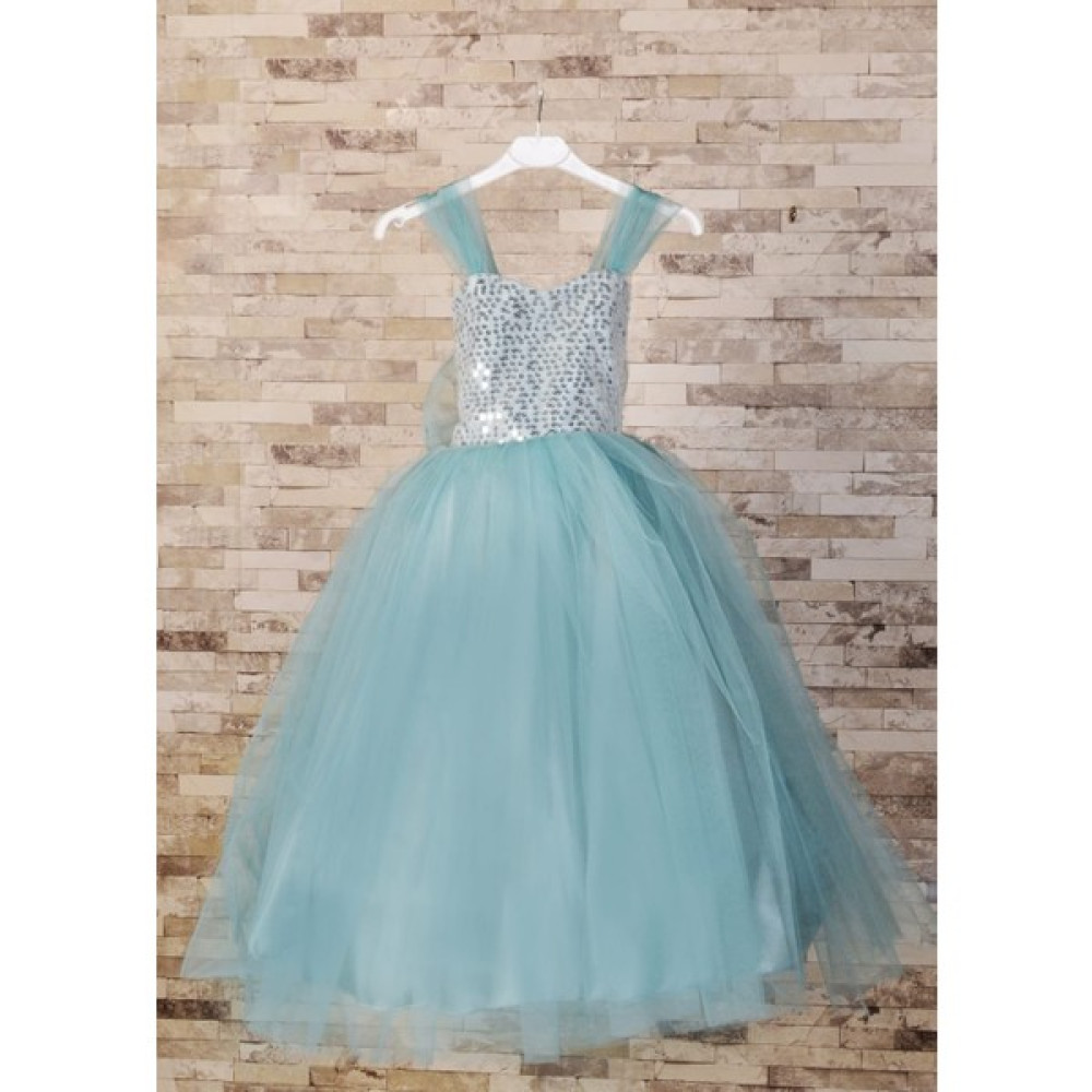Süer Butik Misshelina Yeşil Çocuk Abiye Parti ve Doğumgünü Elbisesi Elbise Fiyatı