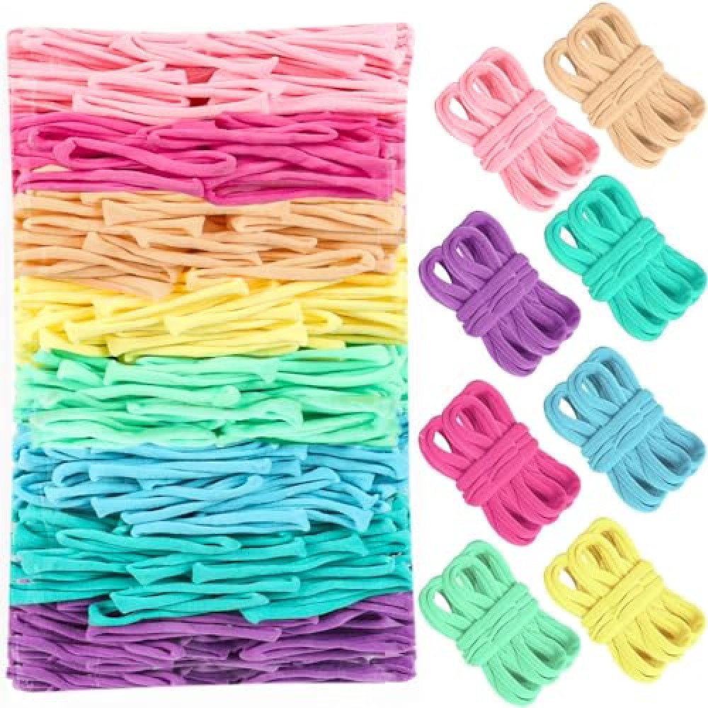 SUGORER 800 PCS Loom Loops Pastel Weaving 6 inch Loom Loops Potholder Colorful Loops Elastic Weaving Loops Craft Flexible Loom DIY Kit Colorful Weaving Crafts for Kids Adults DIY Crafts Supplies