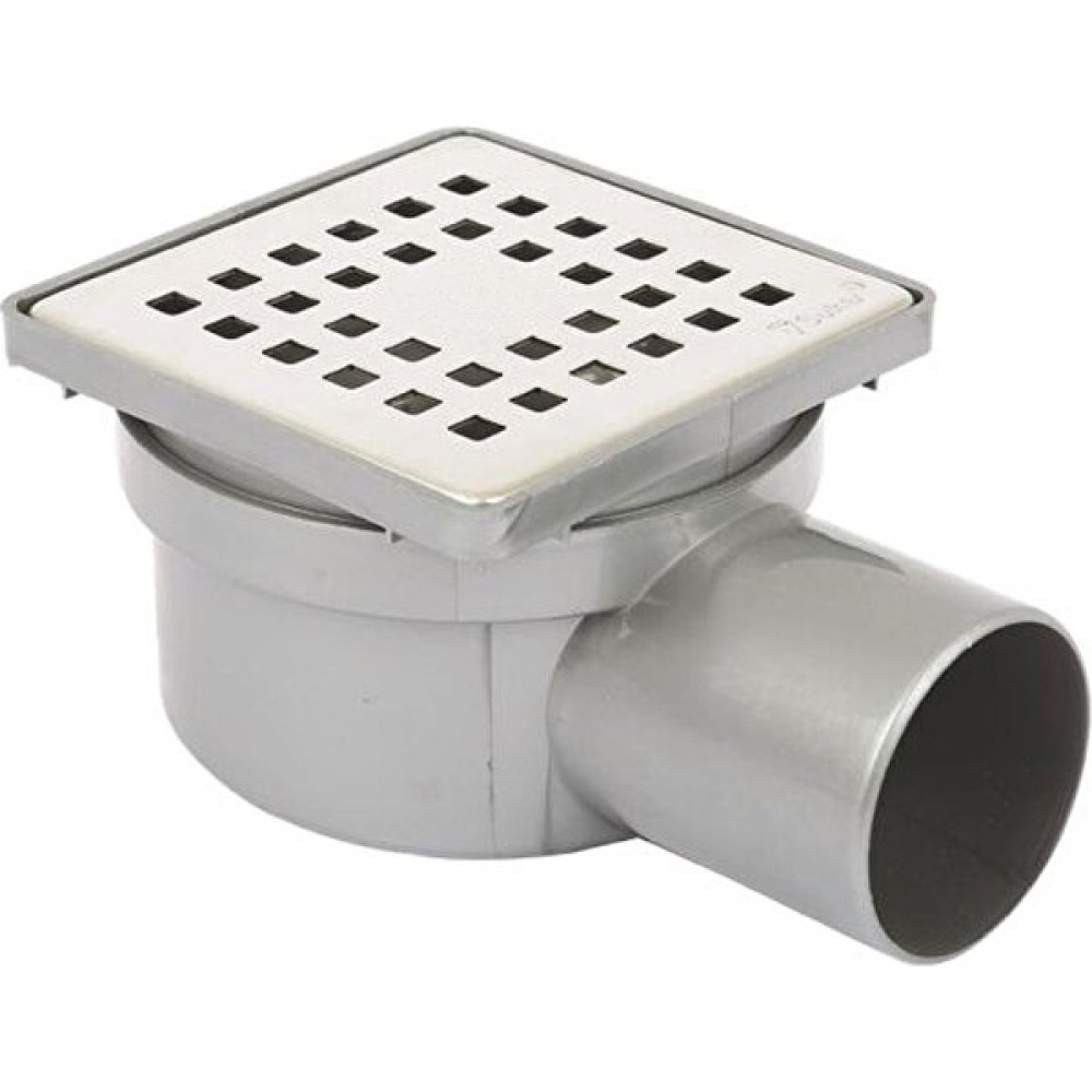 Sukar 10X10 Krom Çelik Kare Izgaralı Yer Süzgeci 1041-1285022-11 - Alüminyum Gri Banyo Aksesuarları Fiyatı