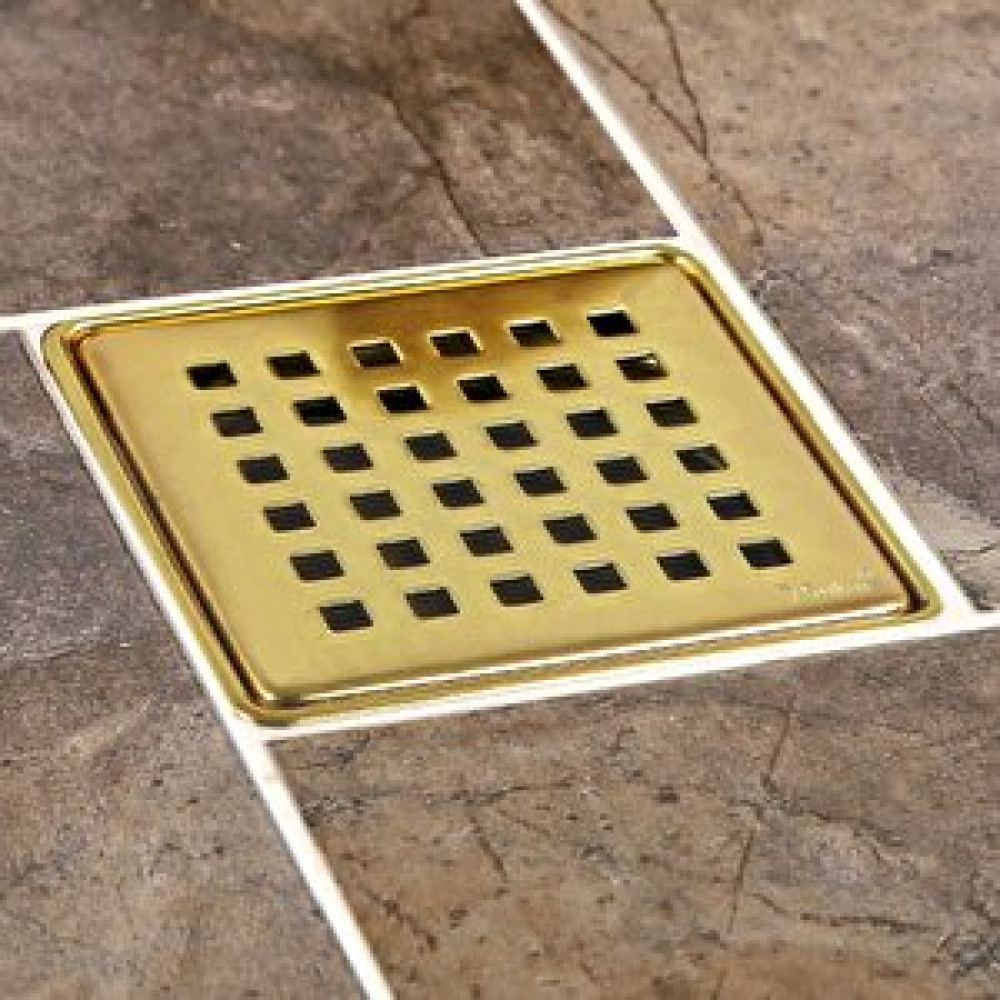 Sukar Çelik Çerçeveli Gold Yer Süzgeci 10x10 Cm Sifon Fiyatı