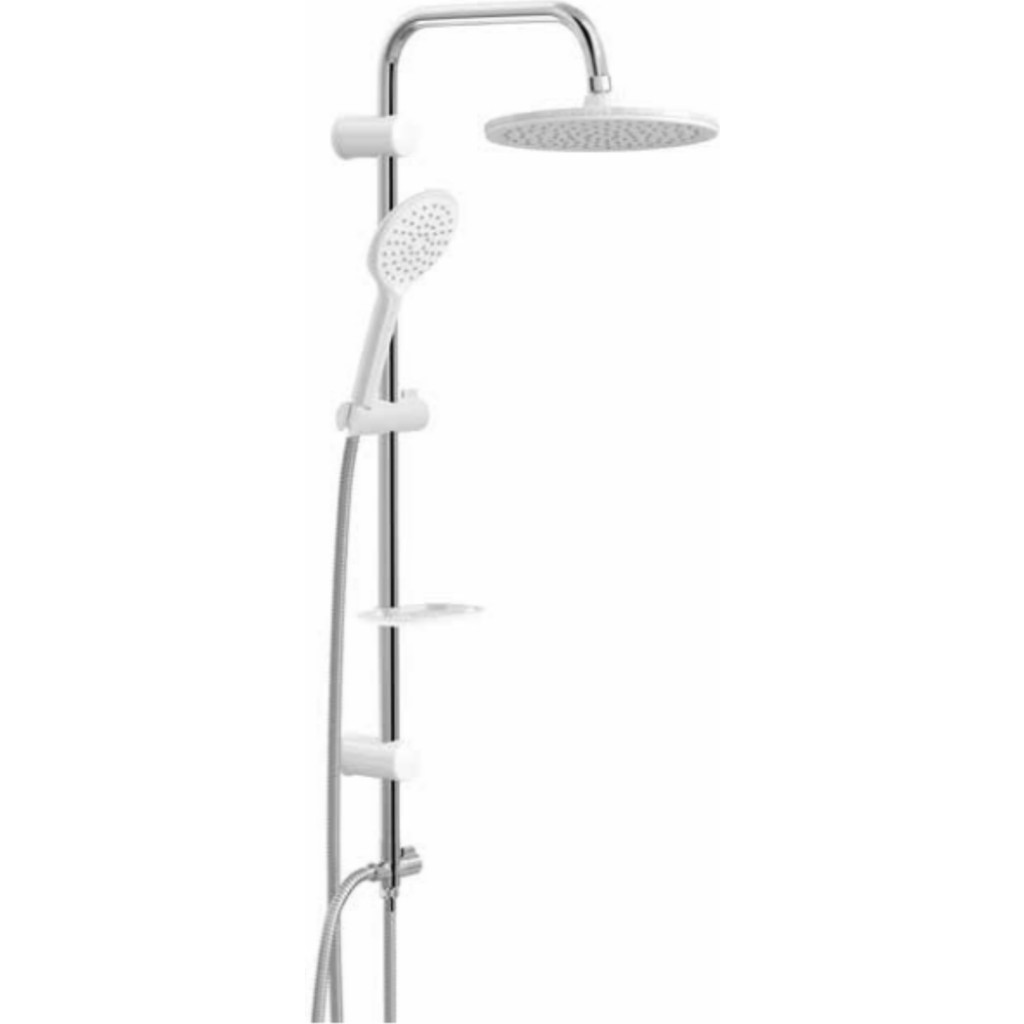 Sukar Deluxe White Rain Paslanmaz Krom Kaplı Duş Seti Duş Seti Fiyatı