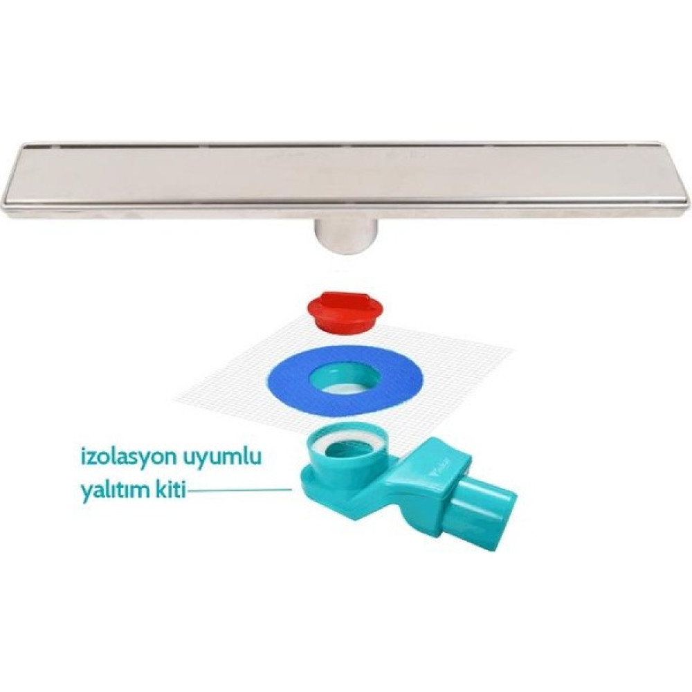 Sukar Duş Kanalı Line 6 40 cm Plain Süzgeç ve Yalıtım Kiti 1156-1034000-01 Nalburiye & Hırdavat Fiyatı