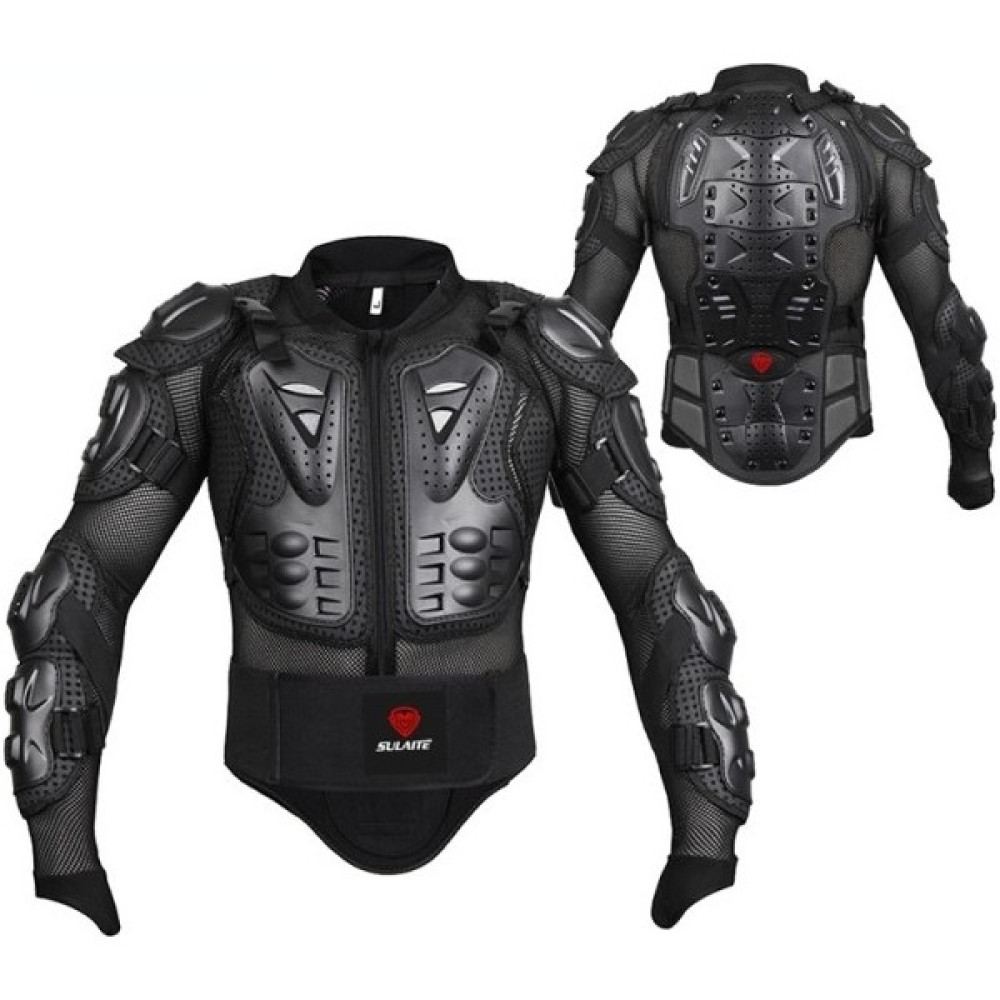 Sulaıte Sonbahar Kış Motosiklet Binme Ceketi Koruyucu Donanım-Siyah-S (Yurt Dışından) - 3XL Motorsiklet Montları Fiyatı