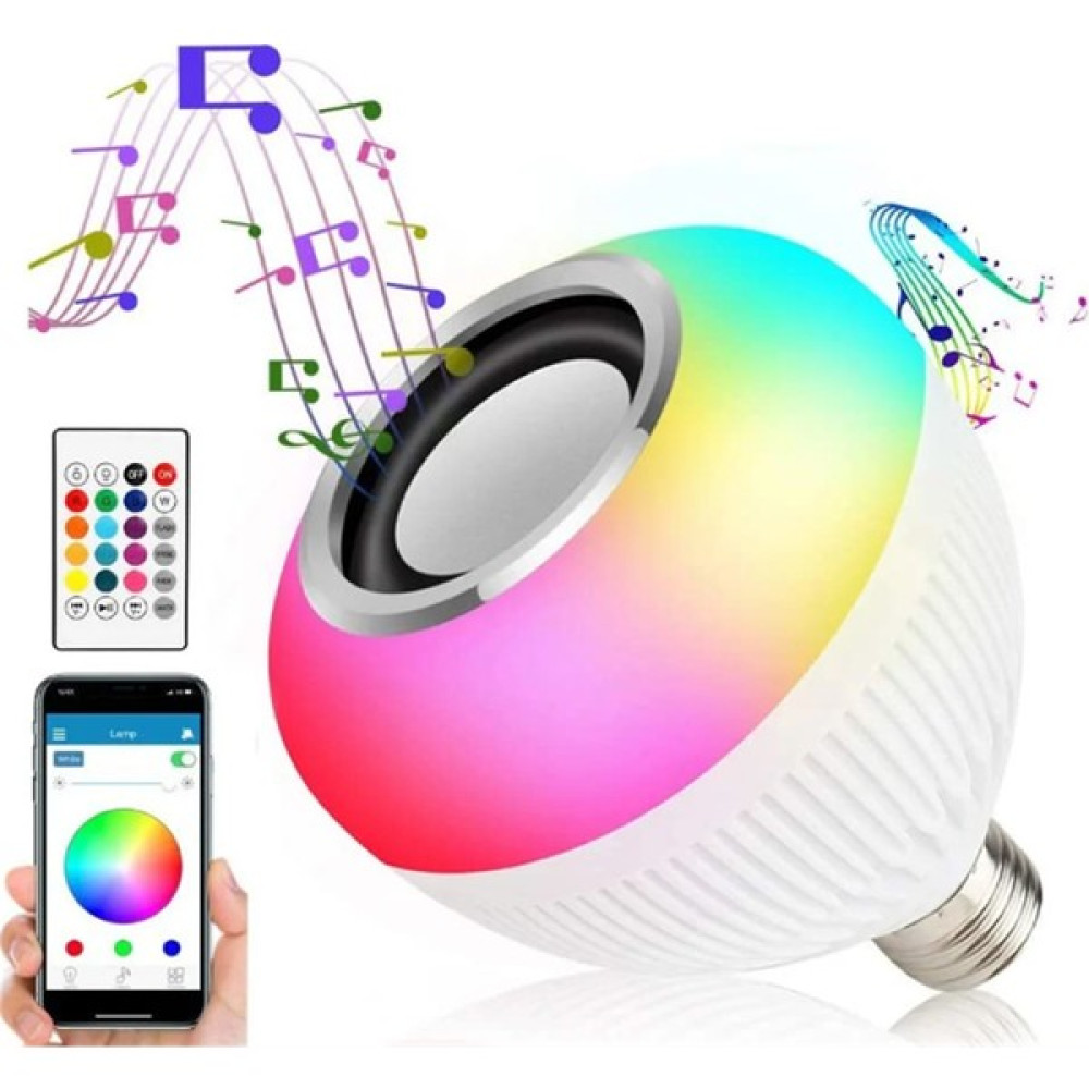 Suled Bluetooth Müzikli LED Ampul - Beyaz - Sarı Led Aydınlatmalar Fiyatı