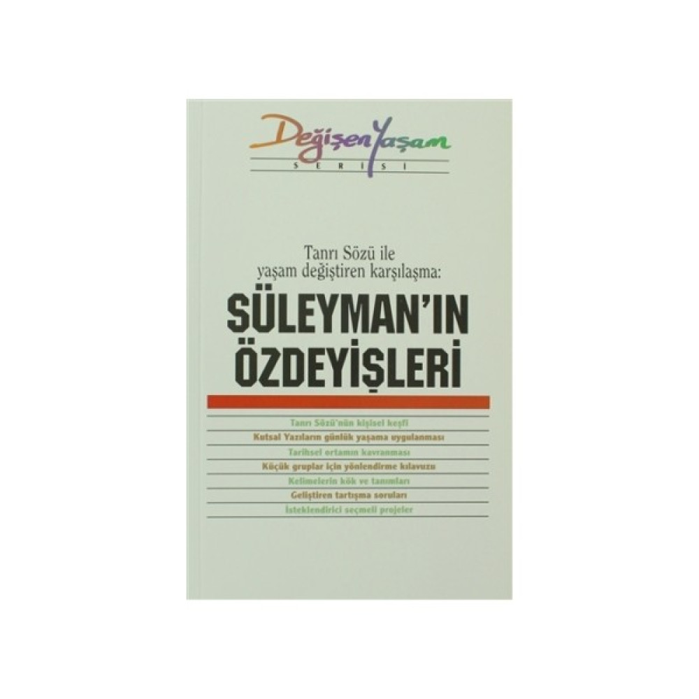 Süleyman’ın Özdeyişleri Tanrı Sözü İle Yaşam Değiştiren Karşılaşma Din Kitapları Fiyatı