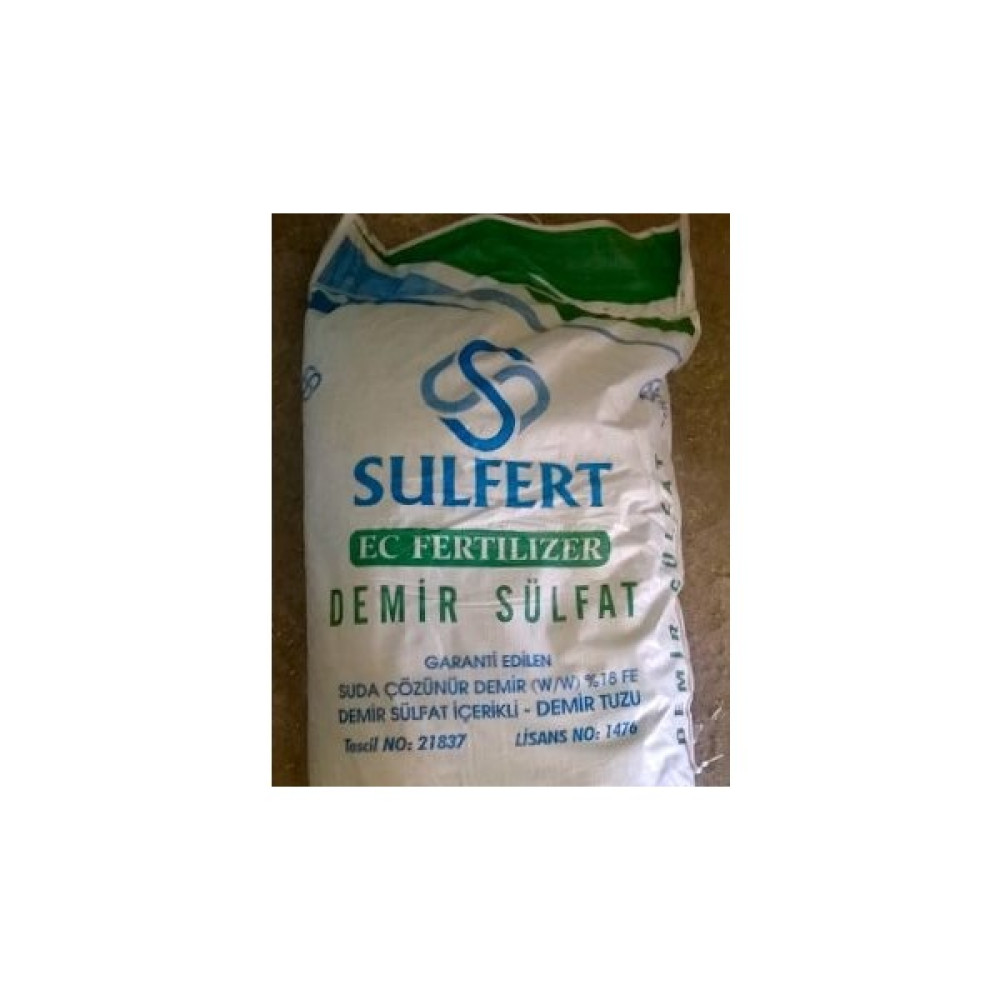 SÜLFERT Demir Gübresi Sulfert Toz Demir Gübresi, Demir Sülfat 5 kg Gübre Fiyatı