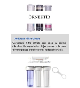 Sulook Açık Kasa Su Arıtma Cihazı 3'lü Filtre Seti+Açma Anahtarı Hediye Bahçe Makinesi Aksesuar & Yedek Parça Fiyatı
