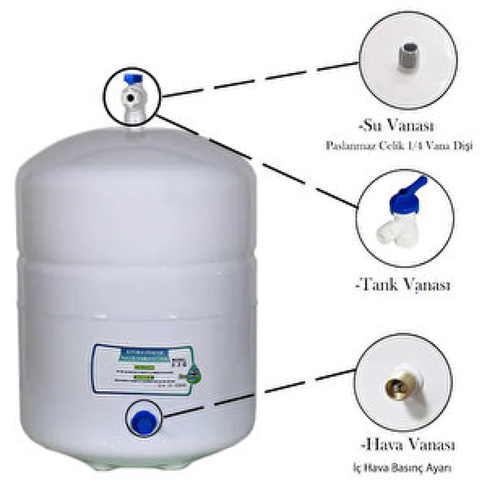 Sulook Antibakterial Su Arıtma Tankı 8 Litre (2.2 Galon) Su Arıtma Cihazı Fiyatı