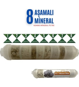 Sulook Mineral 8 Li Combo Filtre Su Arıtma Filtresi Alkalin + Detox Bahçe Makinesi Aksesuar & Yedek Parça Fiyatı