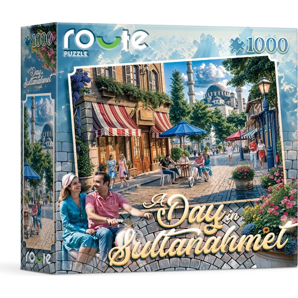 Sultanahmet'te Sakin Bir Yaşam Temalı Puzzle (1000 Parça) 48×68 cm Anne Bebek Oyuncak Fiyatı
