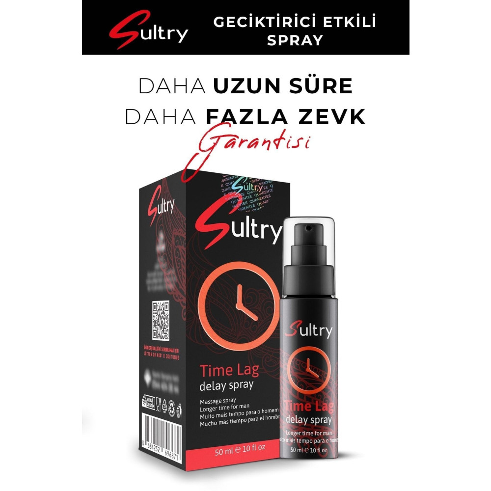 sultry Time Lag Sprey Man Delay Spray 50ml 140-190 Kullanımlık STL65 Kayganlaştırıcı Jel Fiyatı