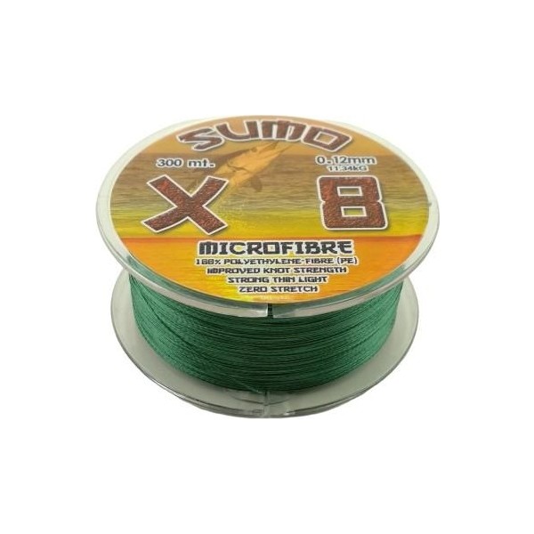 Suma Sumo 8 Kat Örgü İp Misina 300MT 0,30mm Kalınlık Yüksek Çeker Değeri Haki Yeşil Renk Diğer Fiyatı