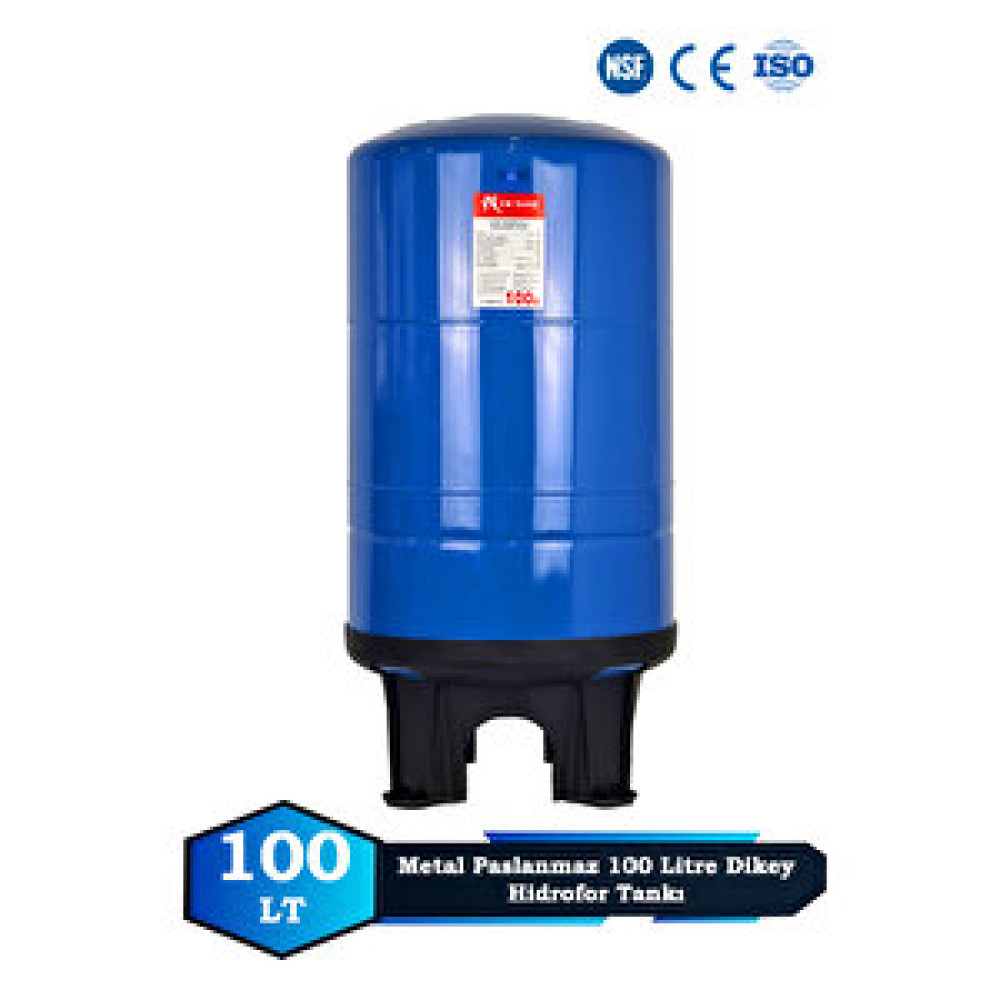 Sumarkt Trtank Profesyonel 100 Litre Dikey Ayaklı Nsf Membranlı Hidrofor Genleşme Tankı Su Arıtma Cihazı Fiyatı