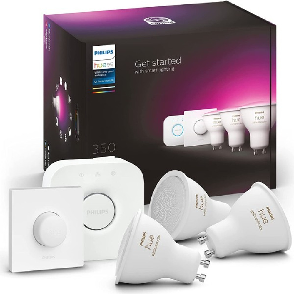 Sumeno Huewca 4.3W Renkli Akıllı Başlangıç Seti 3'lü Akıllı Butonlu GU10 Spot Bluetooth Özellikli Led Aydınlatmalar Fiyatı