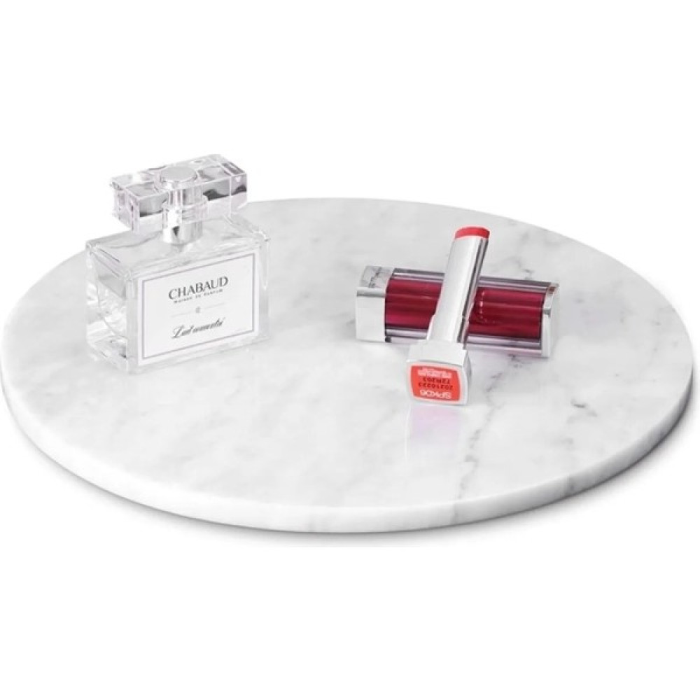 Sümeyra Marble Art Viva Yuvarlak Mermer Supla Mermer Tepsi Sunumluk 28CM - 28 x 28 cm Servis Tepsisi Fiyatı