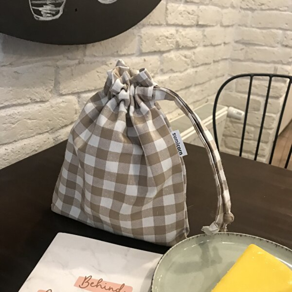 Sumicorn Design Bej Pötikareli Çevre Dostu Bez Kese, Keten Düzenleyici Kese, Hediye Kesesi, Makyaj Çantası Makyaj Fırça ve Aksesuarları Fiyatı