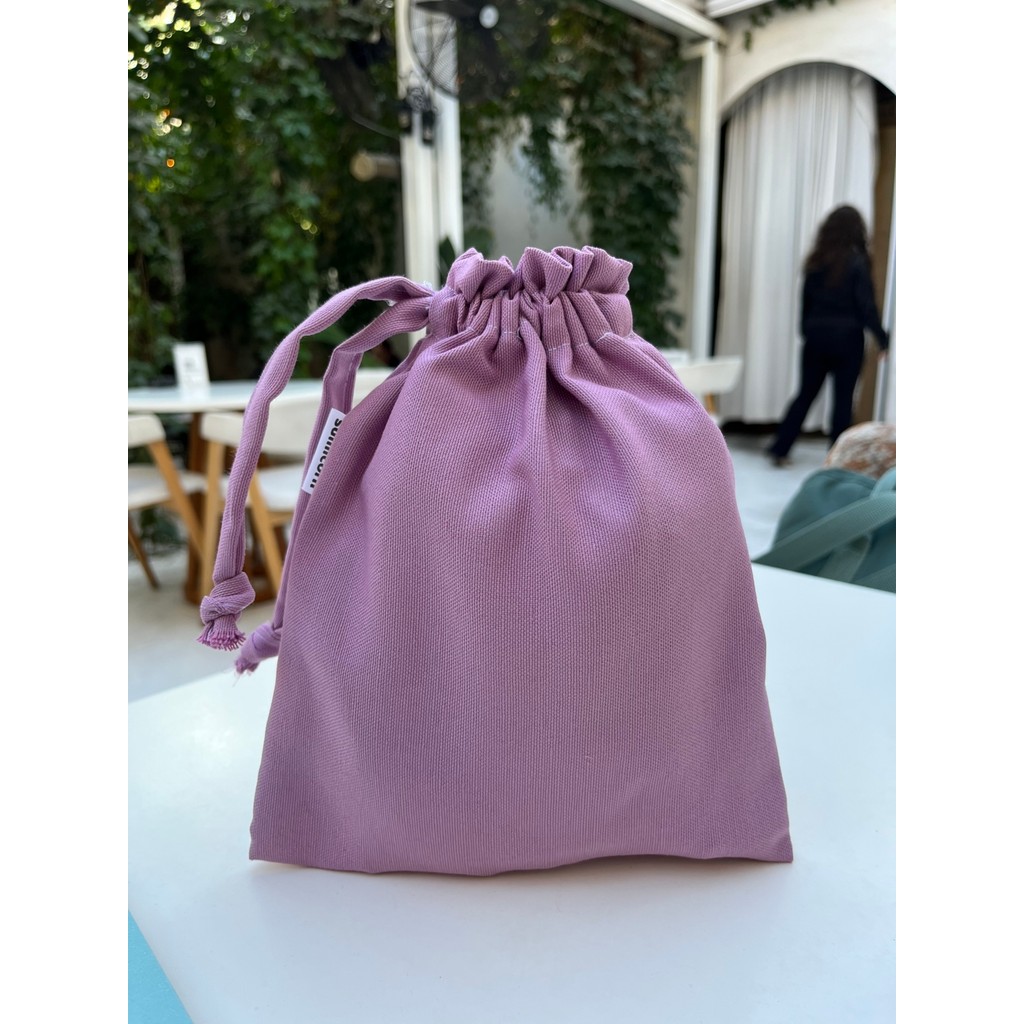 Sumicorn Design Soft Lila Renkli Çevre Dostu Bez Kese, Keten Düzenleyici Kese, Hediye Kesesi, Makyaj Çantası Makyaj Çantası Fiyatı