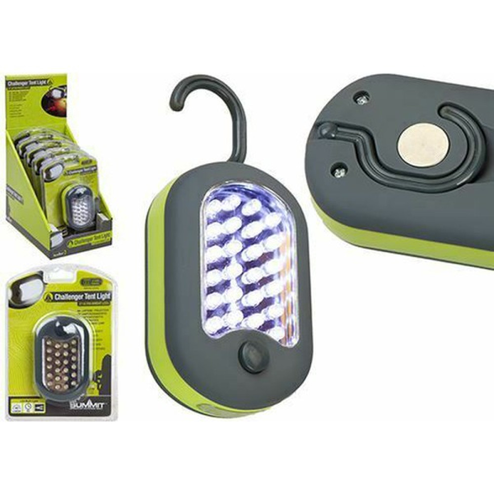 Summit Challenger 24LED + 3led Mıknatıslı ve Askılı Kamp Lambası Black Kamp Aksesuarı Fiyatı