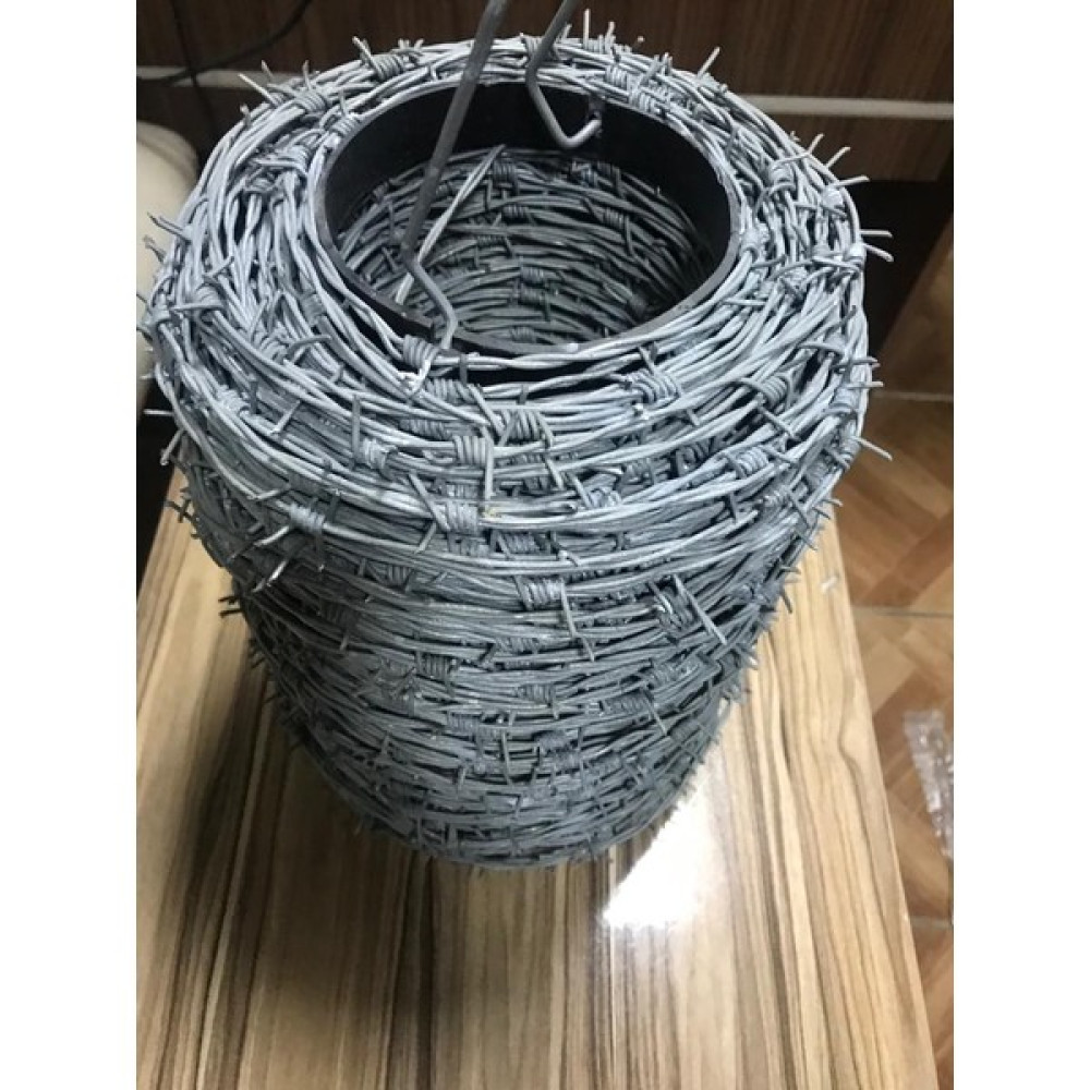 Sumsan Çift Bükümlü Dikenli Bahçe Teli 1.70X1.50 mm 250 Metre - Gri Bahçe Çiti Fiyatı
