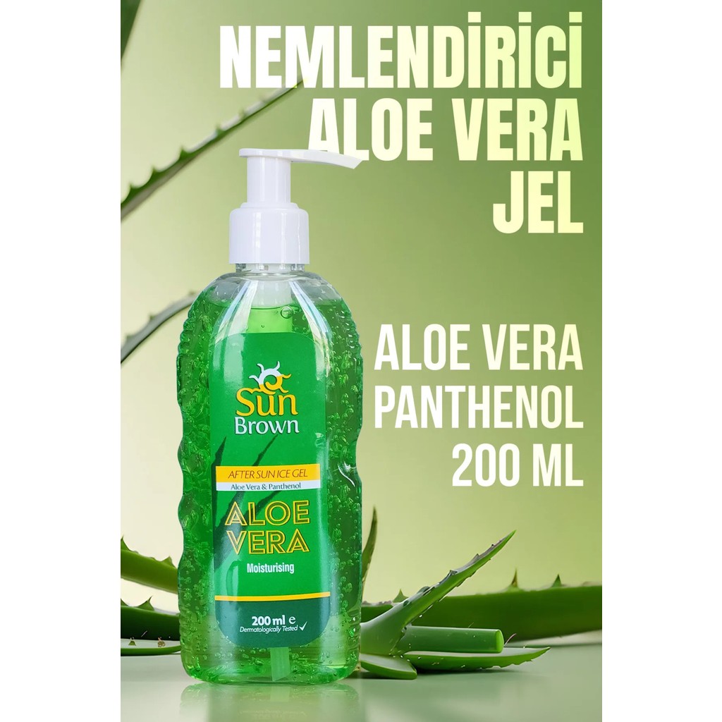 Sun Brown Serinletici Aloe Vera Özlü Güneş Sonrası Nemlendirici Jel 200 Ml Diğer Fiyatı