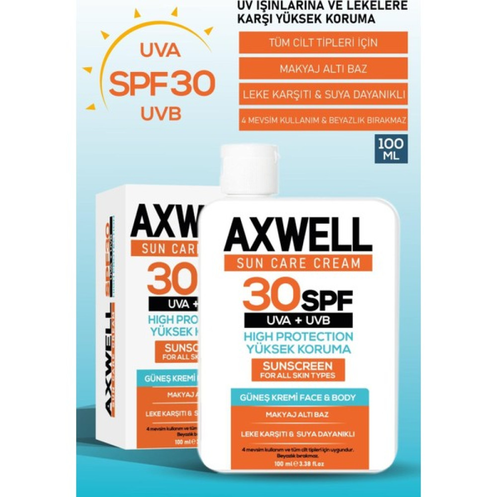 Sun Care Cream Güneş Kremi Yüksek Koruma 30 SPF 100ml Bebek Güneş Kremi Fiyatı