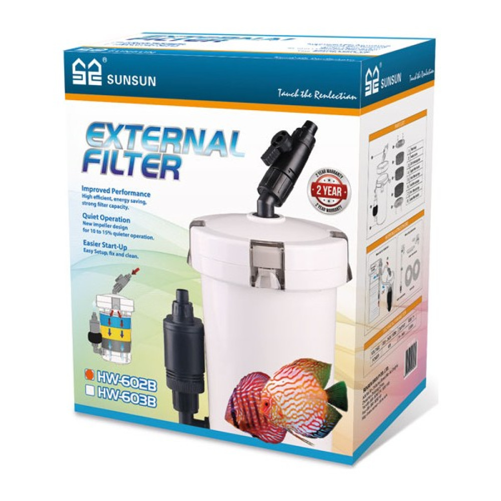 Sun Sun Hw-602B Akvaryum Mini Dış Filtre Evcil Hayvan Ürünleri Fiyatı