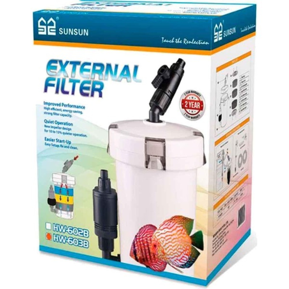 Sun Sun Hw-603B Akvaryum Dış Filtre Evcil Hayvan Ürünleri Fiyatı