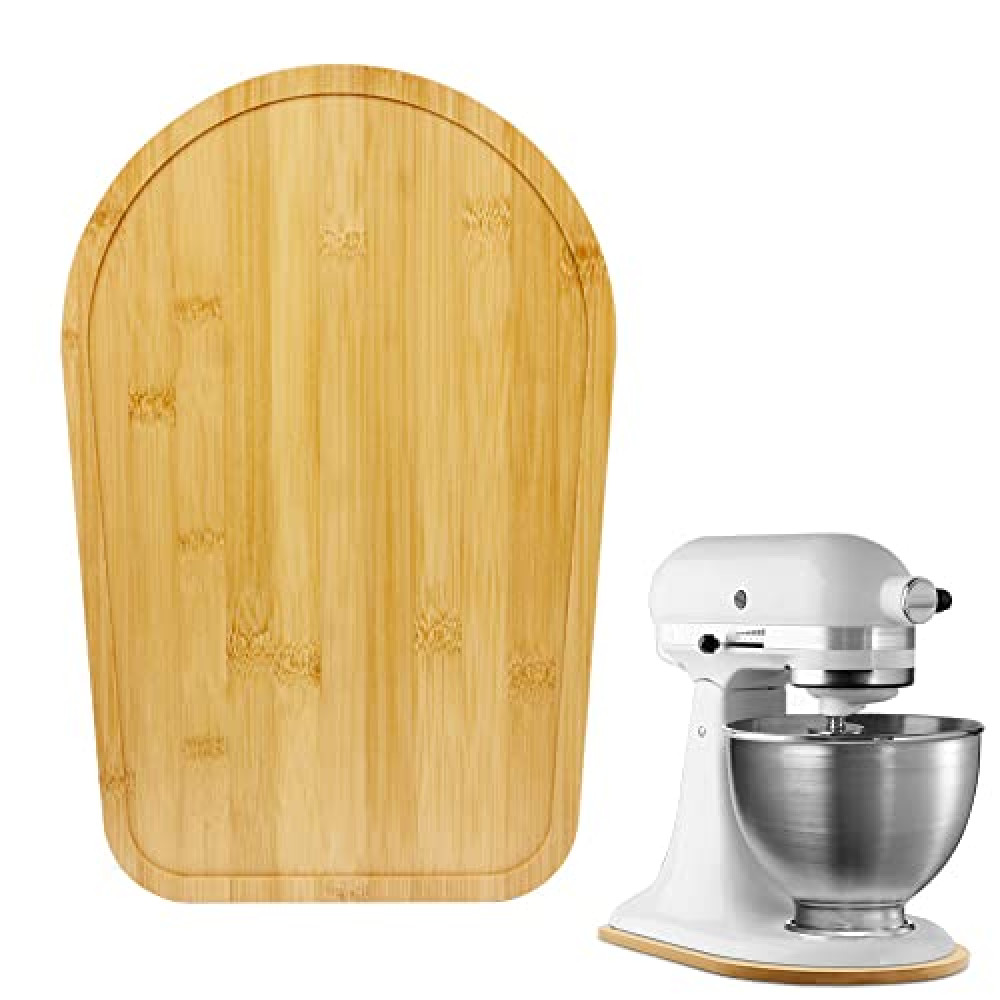 Sun3drucker Compatible with Kitchen aid 4.5-5 Qt Bamboo Mixer Slider - Appliance Slider for Tilt Head Kitchen aid Stand Mixer, Kitchen Countertop Storage Mover Sliding Tray for Kitchen aid 4.5-5 Qt Mixers Fiyatı