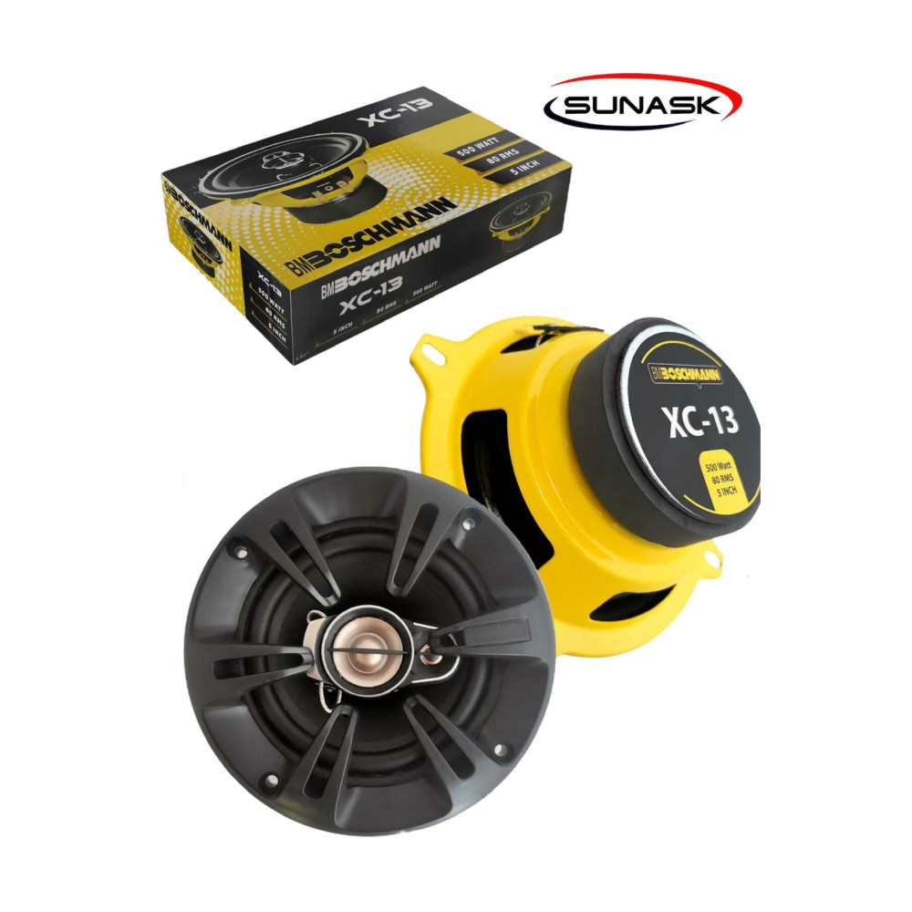SUNASK Bm Audıo Boschmann 500 Watt 13 Cm Araba Oto Hoparlör Tweeterlı Kapaklıdır 2 Adet Oto Hoparlörleri & SubWoofer Fiyatı