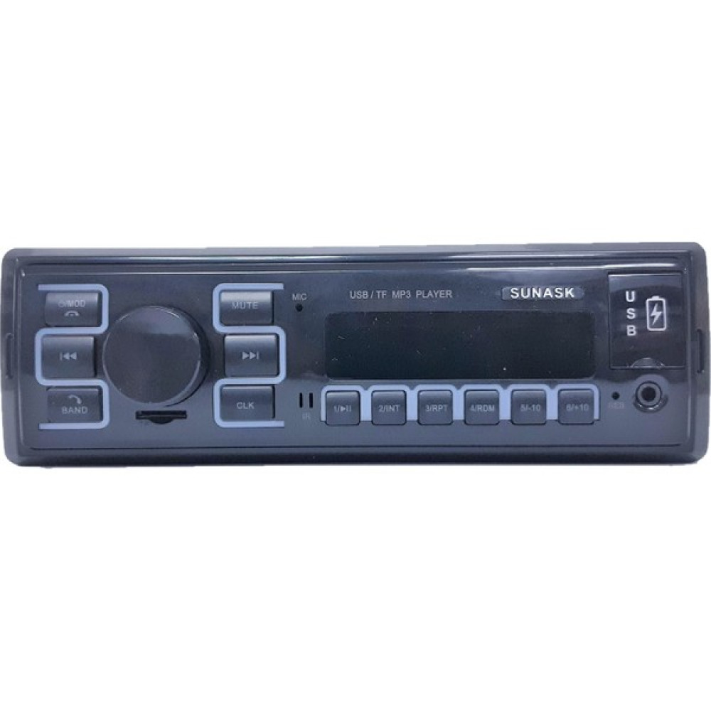 Sunask Mny-01 Teyp Bluetooth Çift USB Giriş - Siyah Oto Teypleri Fiyatı