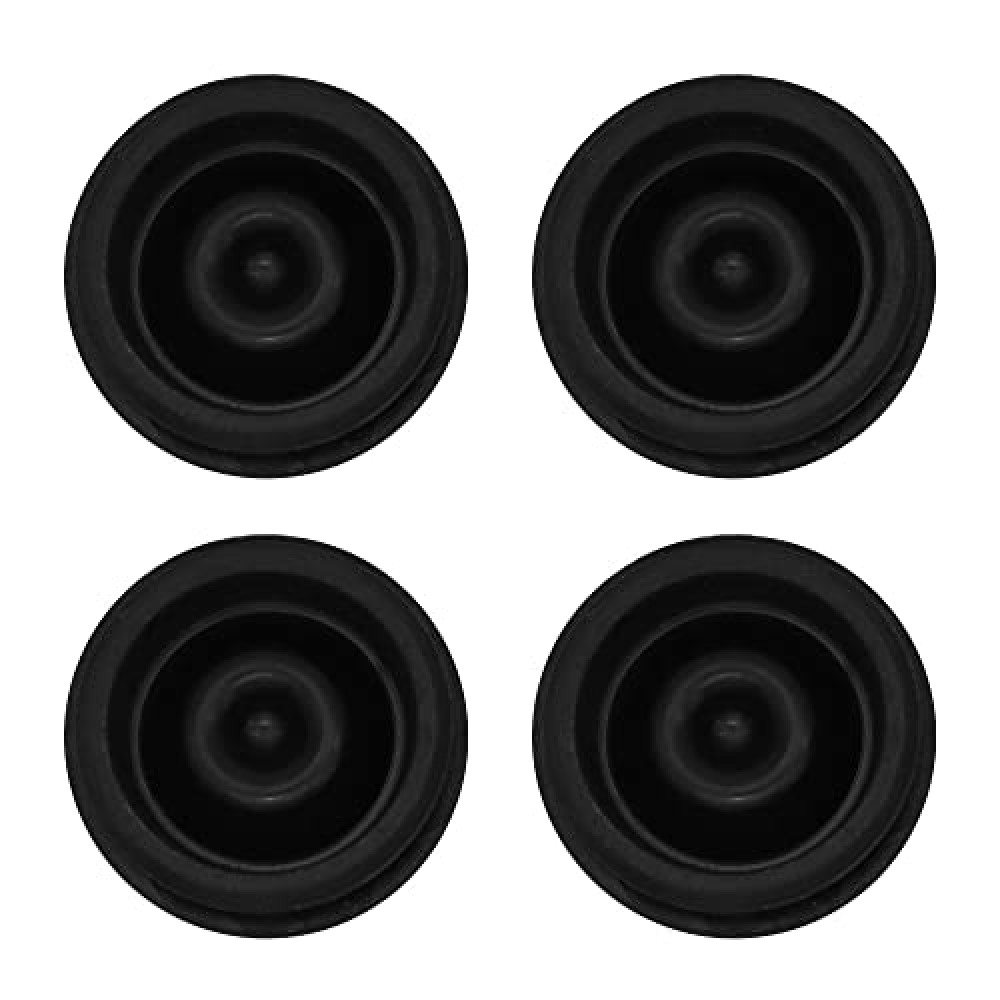SUNCARACCL 4 Pack Trailer Hub Cap Rubber Plugs, 1.98 Inch Rubber Grease Plug Trailer Hub Dust Caps Fits for Most 2000 to 3500 Pound Dexter EZ Lube Trailer Camper Axle