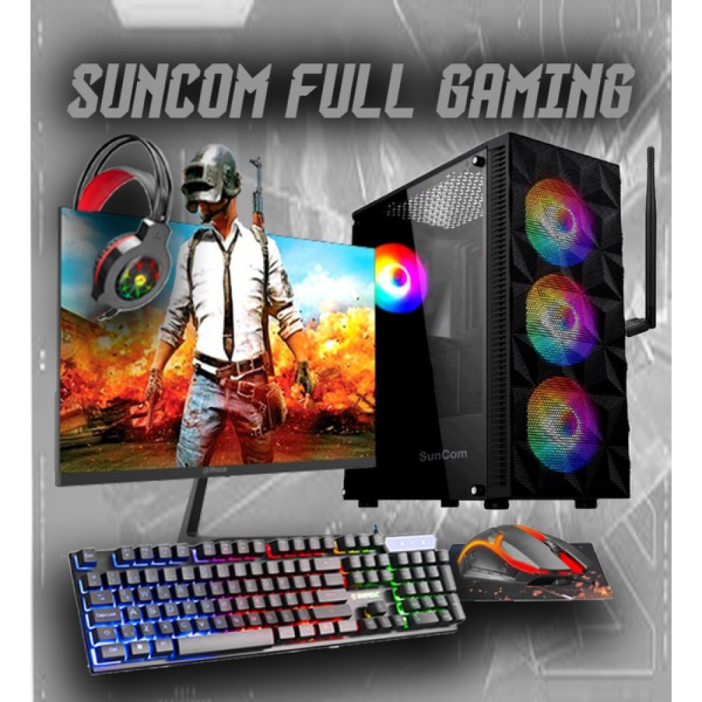 Suncom Gaming FULL-104 I5-11400F 32GB 512GB SSD 4gb GTX1050TI 23.8" Dos Masaüstü Pc (4'lü Oyuncu Seti+Wi-Fi) Masaüstü Bilgisayar Fiyatı