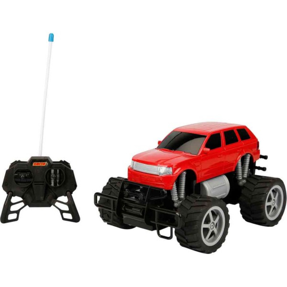 Suncon 1:18 Uzaktan Kumandalı Jumbo Wheels USB Şarjlı Araba 26 cm - Kırmızı Oyuncak Araç Fiyatı