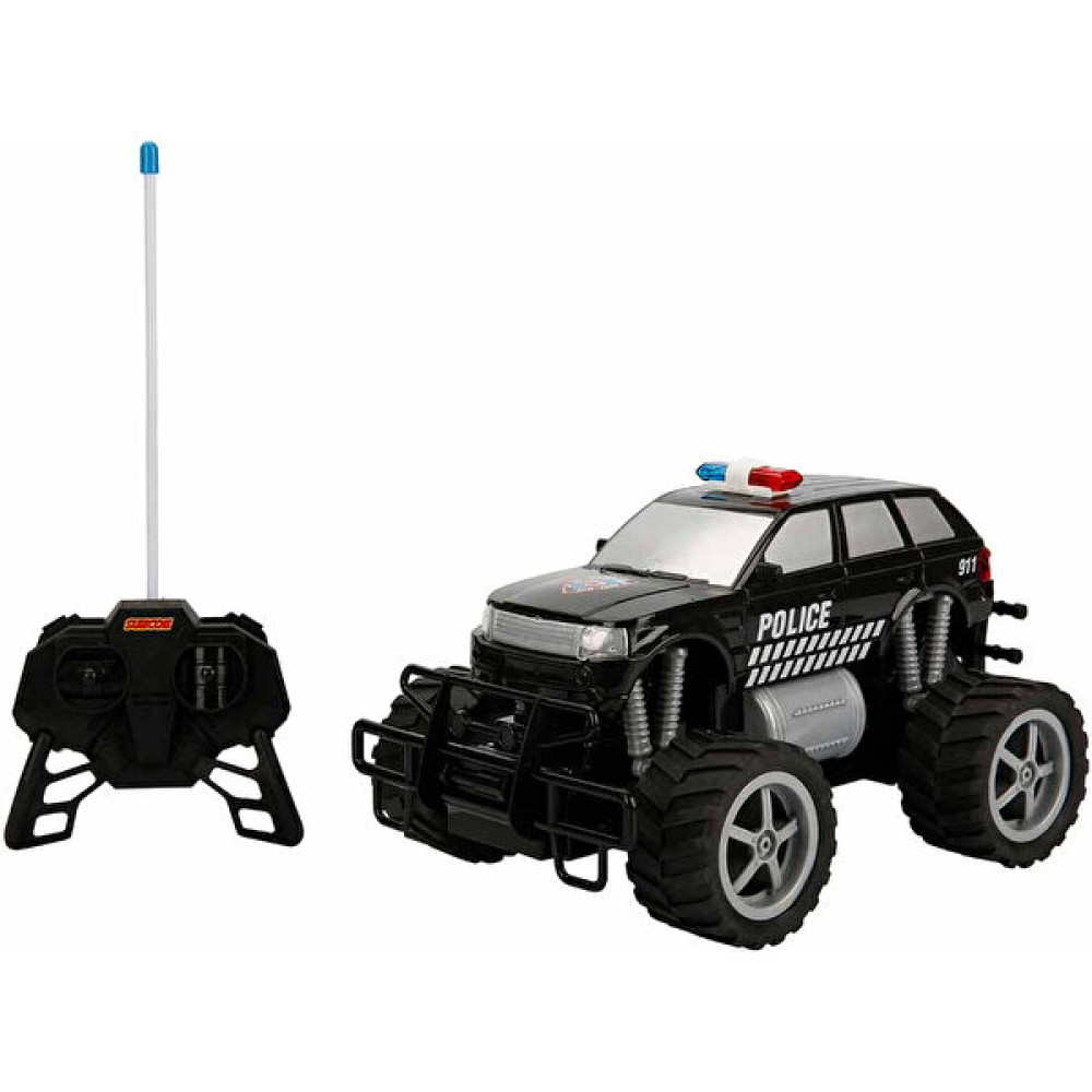 Suncon 1:18 Uzaktan Kumandalı Jumbo Wheels USB Şarjlı Işıklı Polis Arabası - Jeep - Renkli Oyuncak Araç Fiyatı