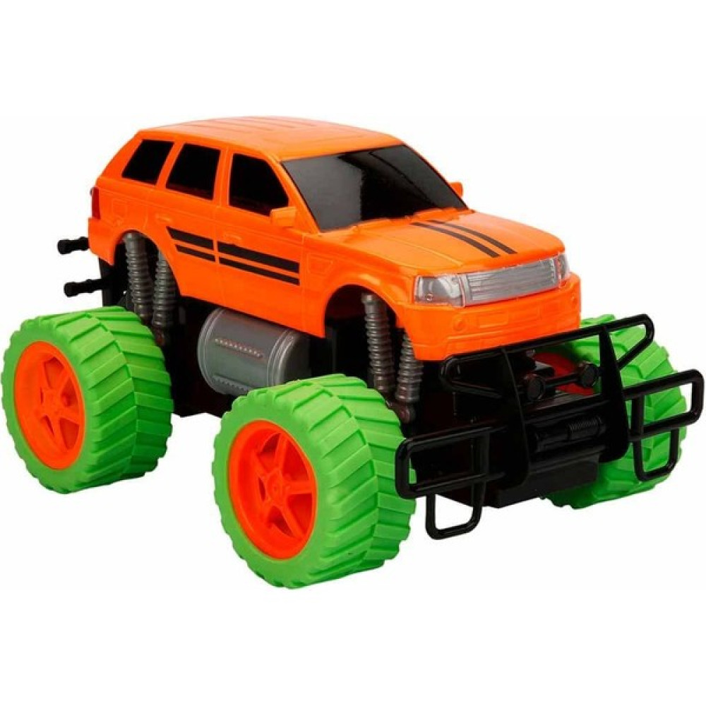 Suncon 1:18 Uzaktan Kumandalı Neon Jumbo Weels USB Şarjlı Araba 26 cm - Turuncu Jeep Oyuncak Araç Fiyatı