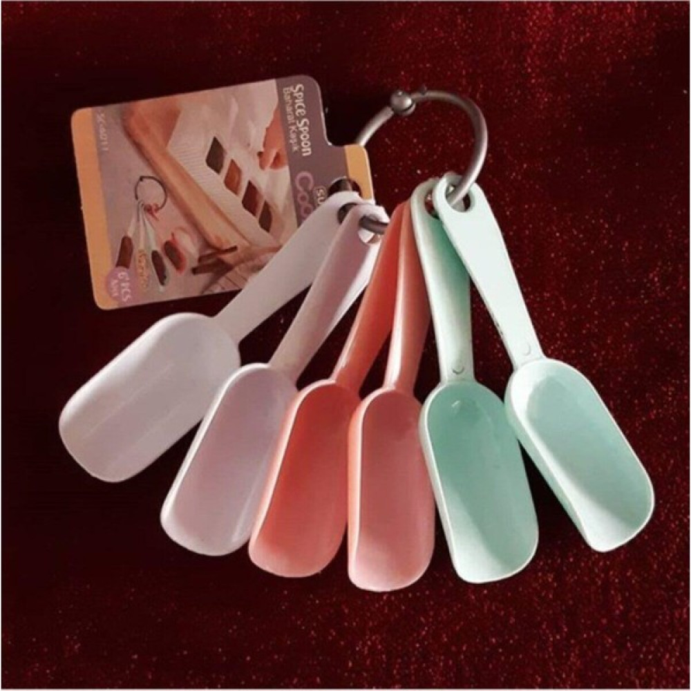 Suncook Plastik 6'lı Baharat Kaşığı - Kahverengi Çatal / Kaşık / Bıçak Takımları Fiyatı