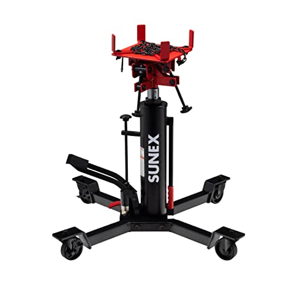 Sunex 7793B 1/2-Ton Telescopic, Foot/Hand Activated Transmission Jack Jack Fiyatı