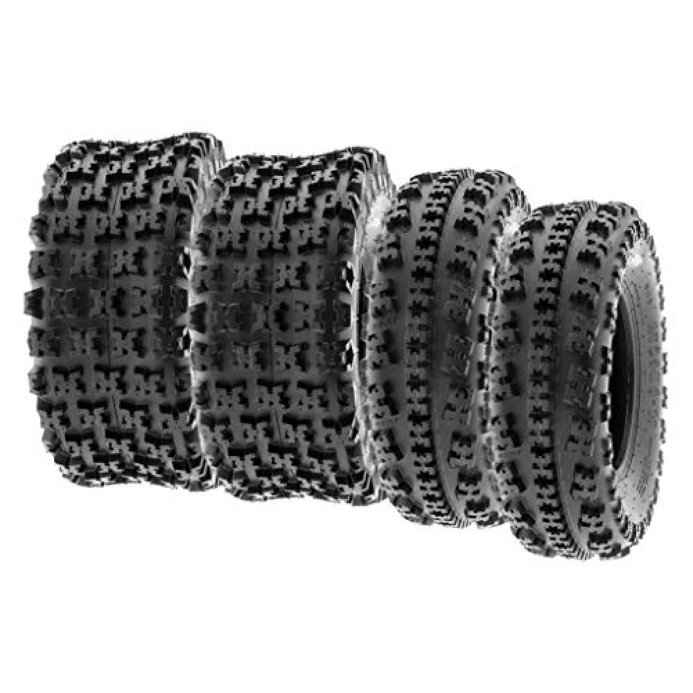 SunF 21x7-10 20x10-9 Sport Race ATV UTV Knobby Tire 6 PR A027 - BUNDLE Tires Fiyatı