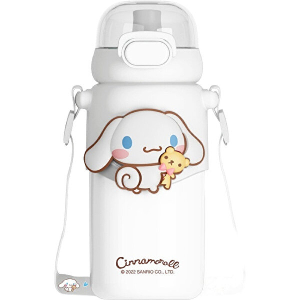 Sunflower Flower Sanrio Çocuk Sevimli Termos Bardak Kuromi Saman Su Bardağı (Yurt Dışından) - Beyaz Suluk Fiyatı