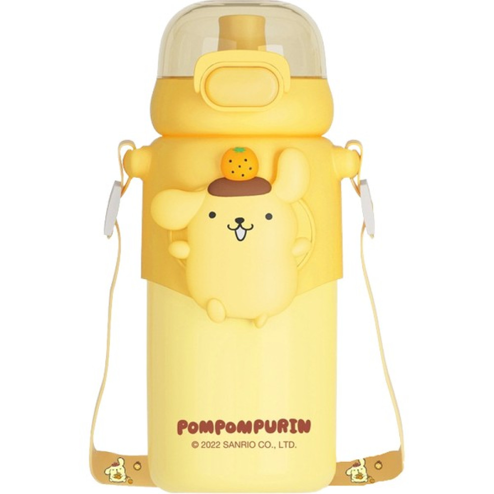 Sunflower Flower Sanrio Çocuk Sevimli Termos Bardak Kuromi Saman Su Bardağı (Yurt Dışından) - Sarı Suluk Fiyatı