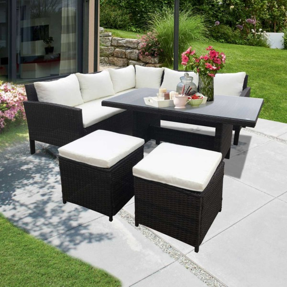 Sunfun Fiesta Rattan Köşe Oturma Grubu Bahçe Mobilyası Takımı Fiyatı