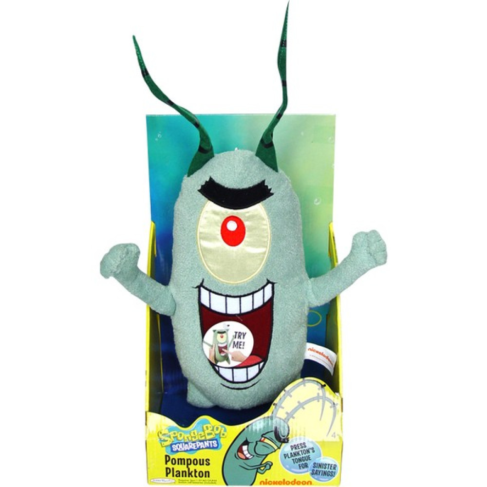 Sünger Bob Plankton Elektronik Peluş Figür Peluş Oyuncaklar Fiyatı