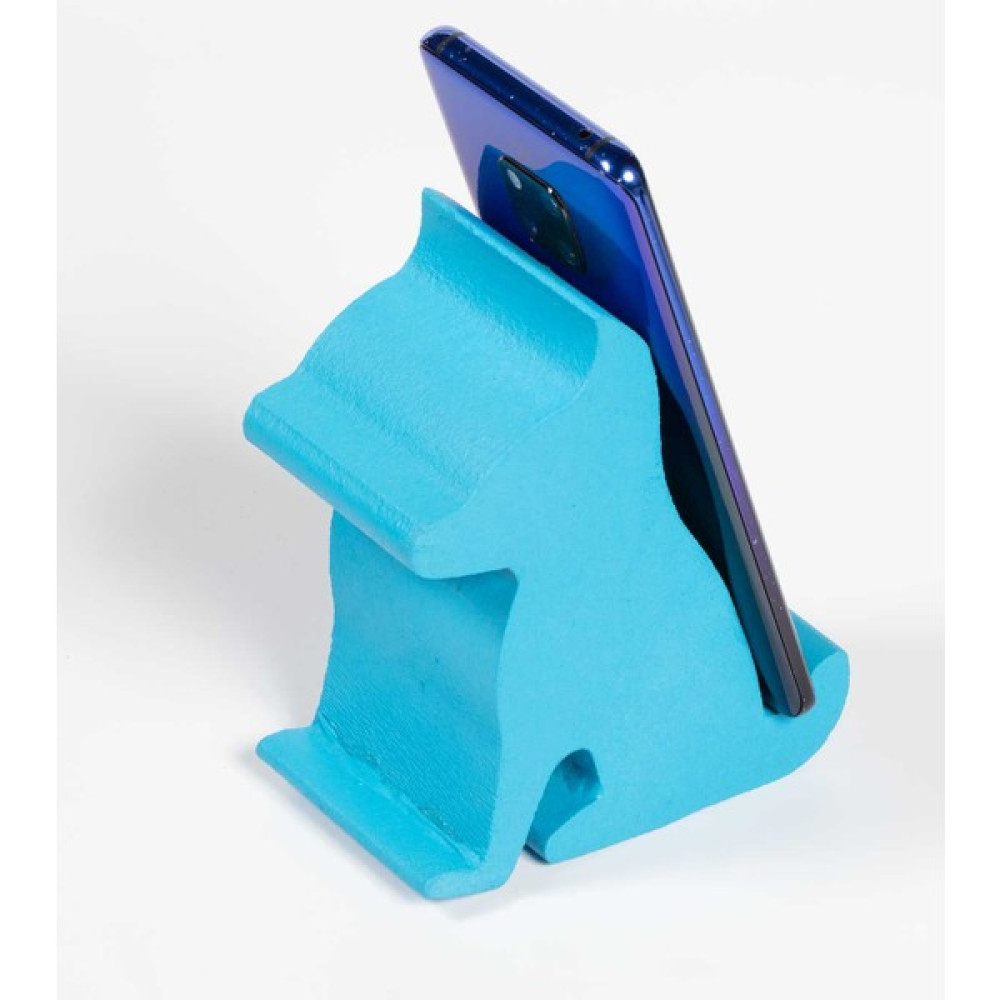 Sünger Köpek Masa Üstü Telefon ve Tablet Tutacağı 10,5X13X6 cm - Mavi Cep Telefonu Tutucu Fiyatı