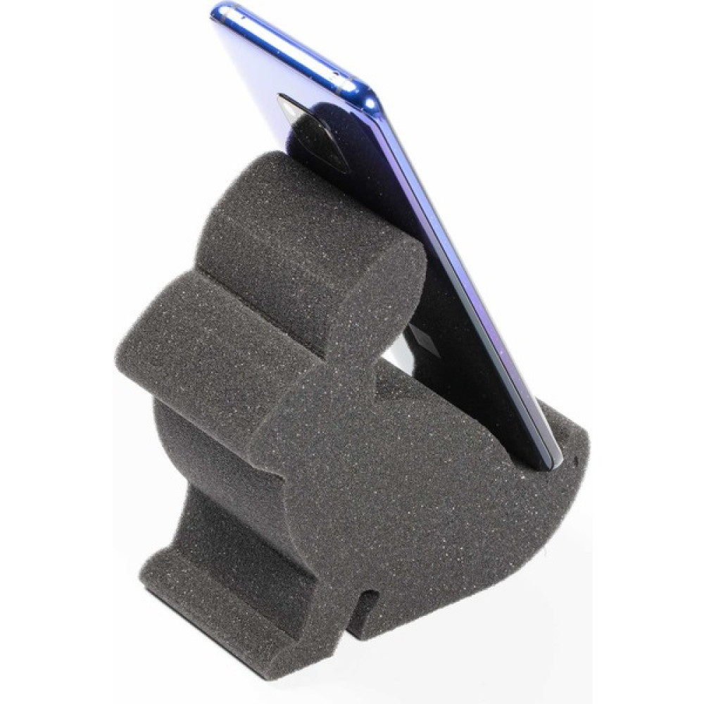 Sünger Tavşan Masa Üstü Telefon ve Tablet Tutacağı 11,5X12,5X6 cm - Siyah Cep Telefonu Tutucu Fiyatı