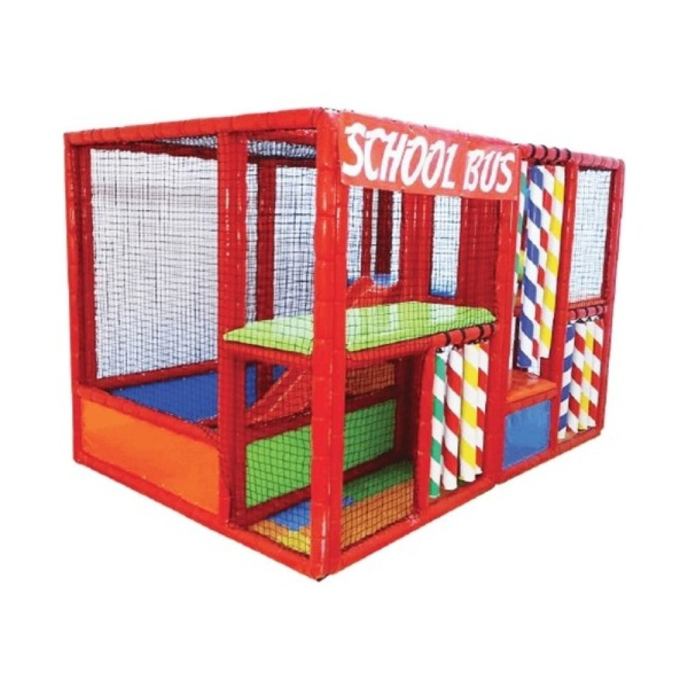 Süngercim Softplay Kaydıraklı Otobüs Top Havuzu 300X200XH200 - Renkli Açık Hava, Deniz ve Spor Oyuncakları Fiyatı