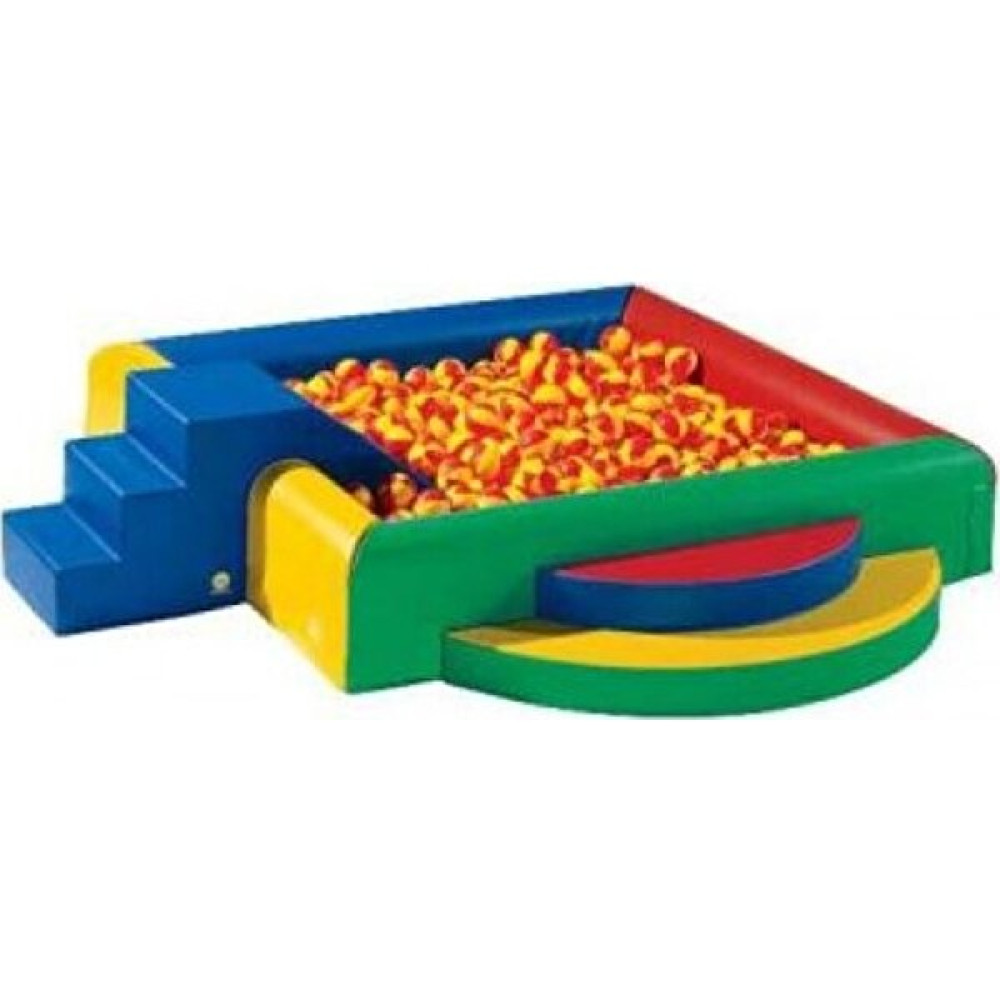 Süngercim Softplay Merdivenli Top Havuzu 155X155 Açık Hava, Deniz ve Spor Oyuncakları Fiyatı