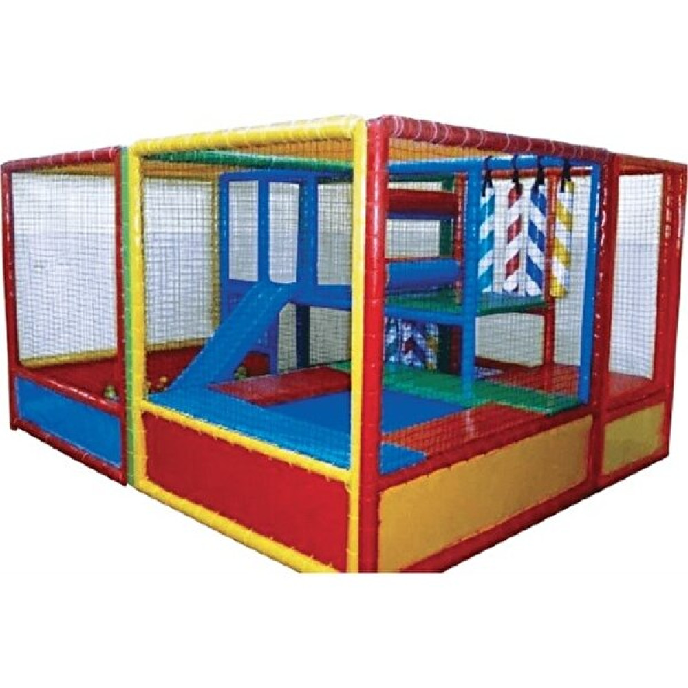 Süngercim Softplay Trambolinli Kaydıraklı Top Havuzu 400X300X200 - Renkli Açık Hava, Deniz ve Spor Oyuncakları Fiyatı