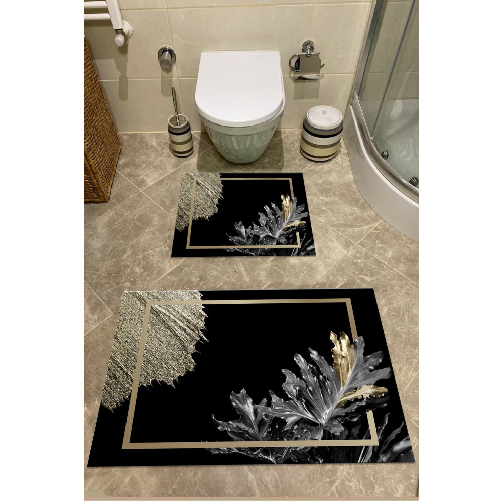 SÜNGERSAN Banyo Paspası Klozet Takımı 2li Kaymaz Tabanlı Set Banyo Tekstili Fiyatı