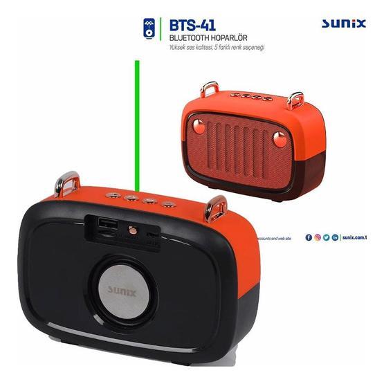 Sunix BTS41 Turuncu Bluetooth Hoparlör