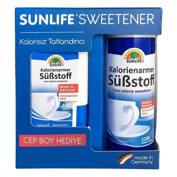 Sunlife Sweetener Tatlandırıcı 1200 + 300 Tablet Diğer Fiyatı